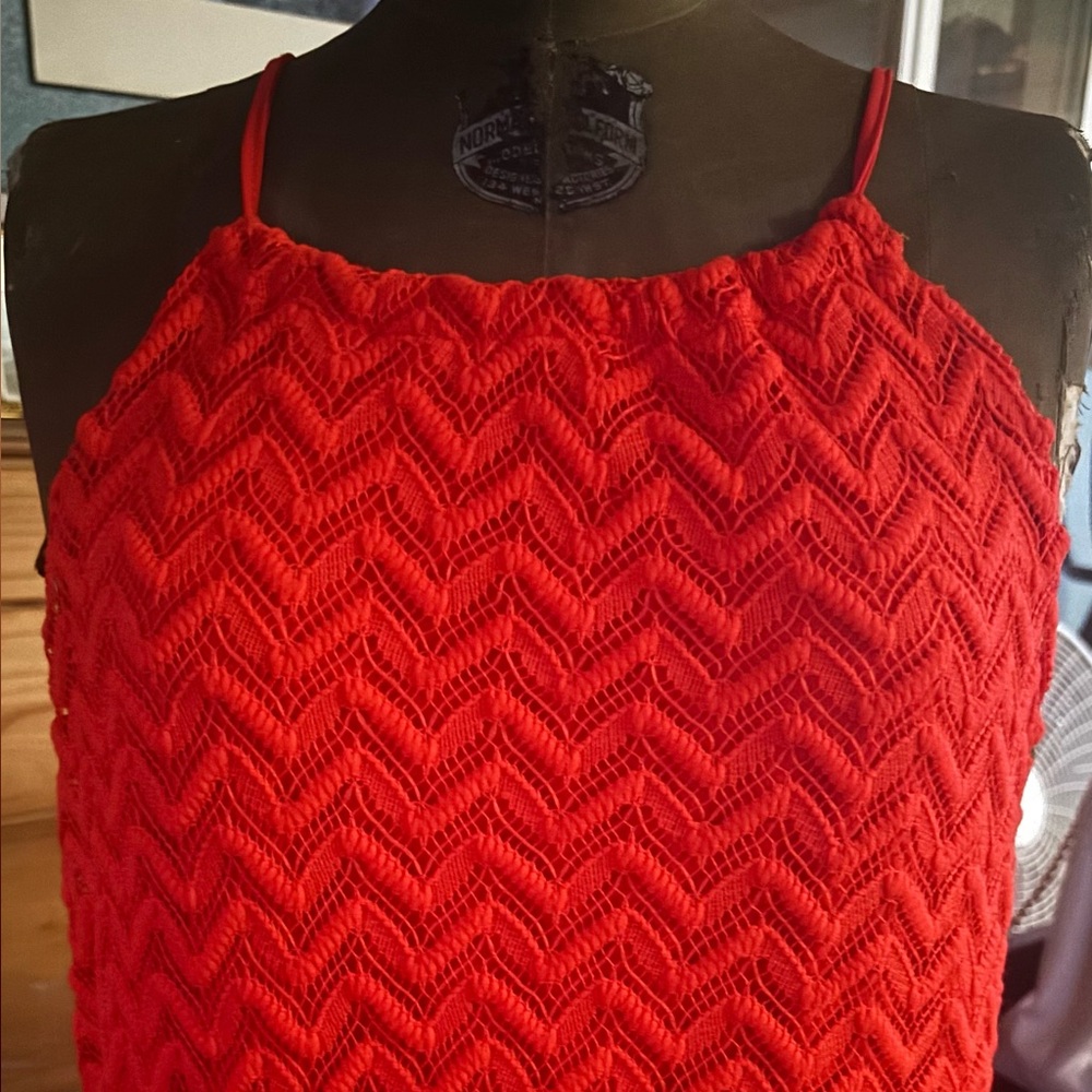 Elegant Red Maxi Dress